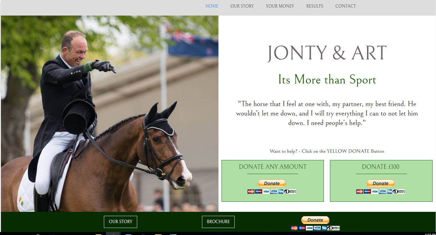 Jonty Evans Website